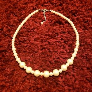 A String of faux pearls!